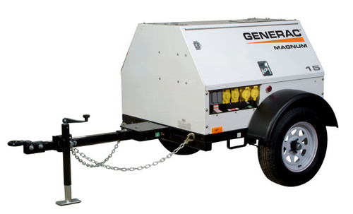 Generac MLG15M 13kW Mobile Light Towable Diesel Generator with Mitsubishi Engine