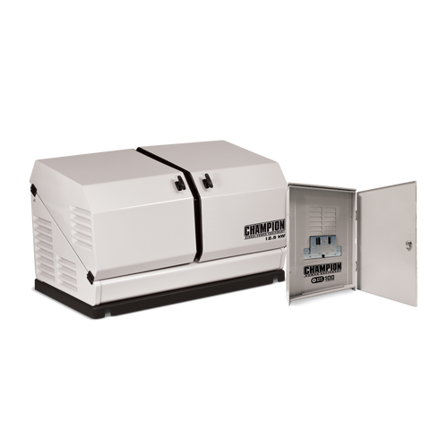 Champion 100179 12.5kW Generator with 100A 12-circuit Transfer Switch